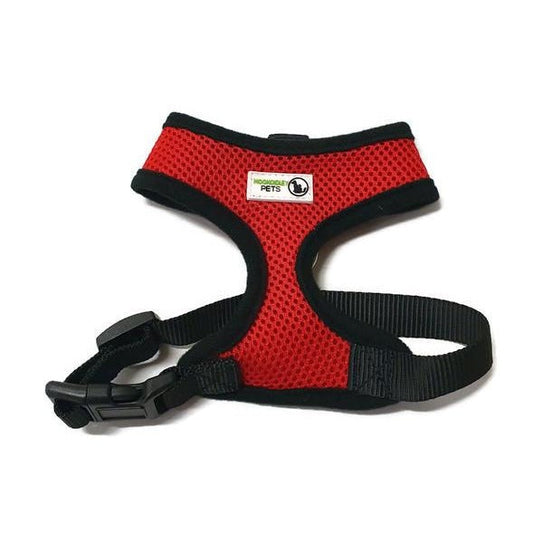 Pet Harness Soft Air Mesh Padded Adjustable - Moondidley Pets Large Red - Mega Pet Store