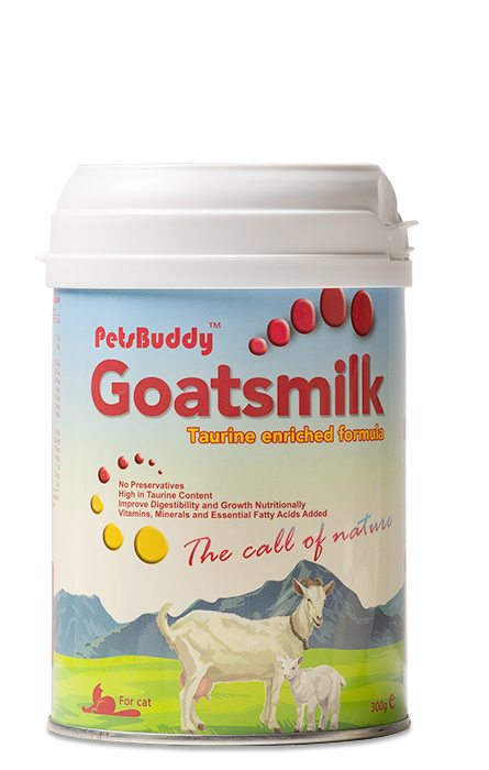 PetsBuddy Goatmilk Taurine Enriched Formula For Cats 300g - Mega Pet Store