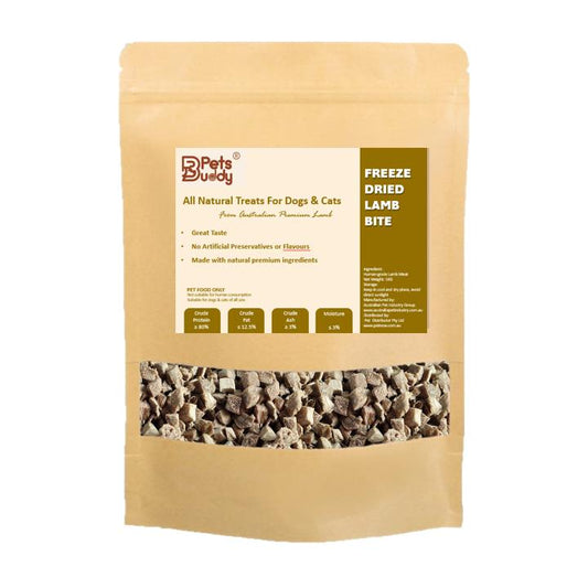 PetsBuddy Freeze Dried Treat Lamb Tongue 1kg