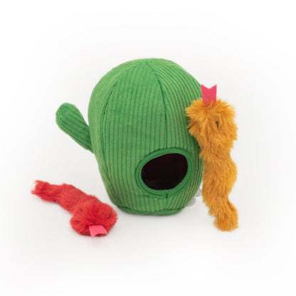 Zippy Paws ZippyClaws Burrow Snakes in Cactus Cat Toy