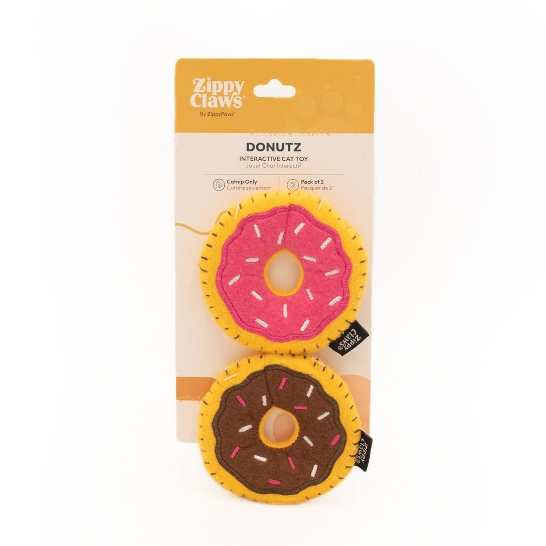 Zippy Paws ZippyClaws Donutz 2-Pack Cat Toy Set