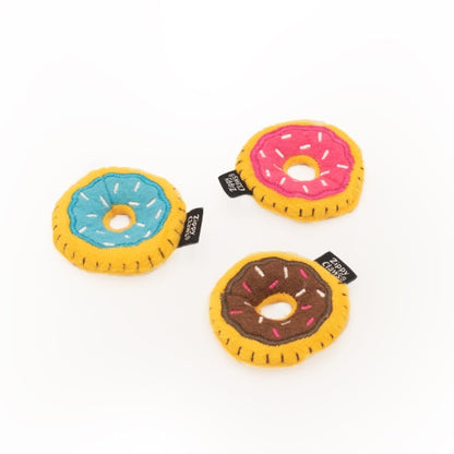 ZippyClaws Mini Donutz 3-Pack Cat Toy Set