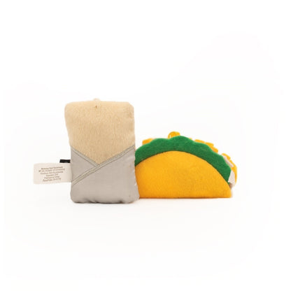 ZippyPaws ZippyClaws NomNomz Taco & Burrito Cat Toy