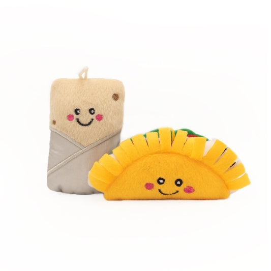 ZippyPaws ZippyClaws NomNomz Taco & Burrito Cat Toy