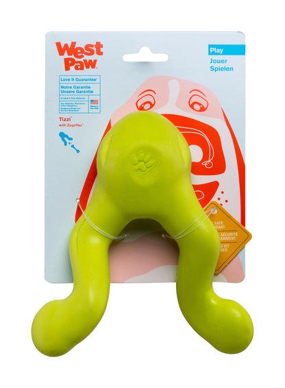 West Paw Tizzi Tug & Fetch Treat-Dispensing Dog Toy