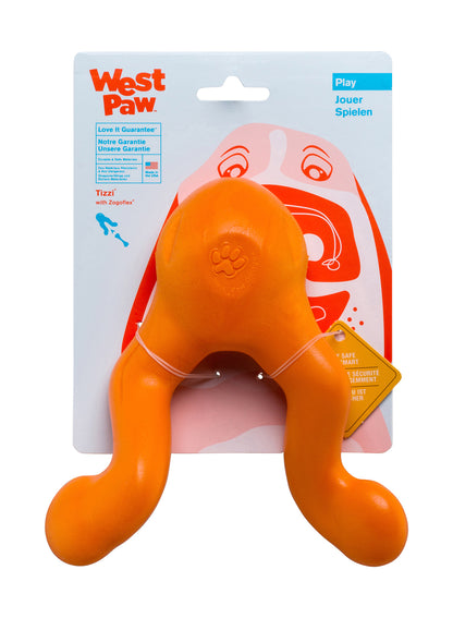 West Paw Tizzi Tug & Fetch Treat-Dispensing Dog Toy