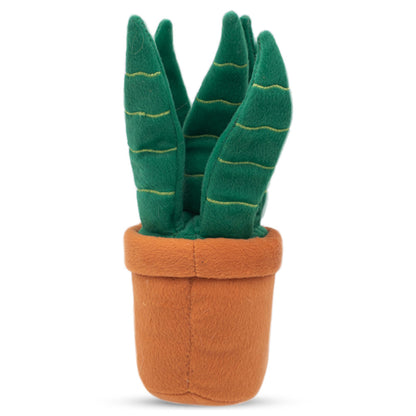 ZippyPaws Snake Plant (Mother in Law's Tongue) Plush Squeaker Dog Toy