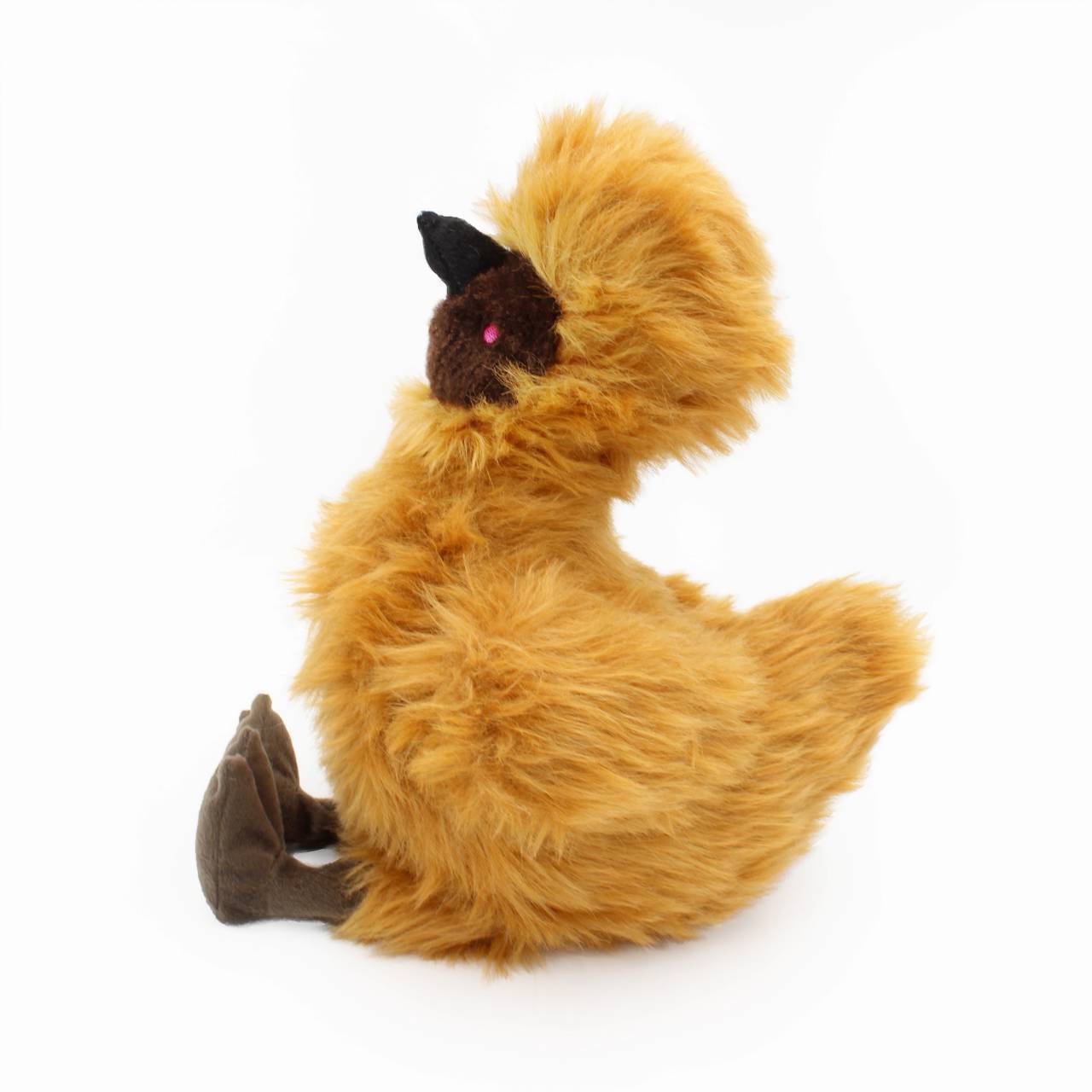 Zippy Paws Wooliez Enzo the Emu Plush Squeaker Dog Toy