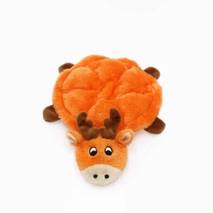 Zippy Paws Squeakie Crawler Moody the Moose Plush Squeaker Dog Toy