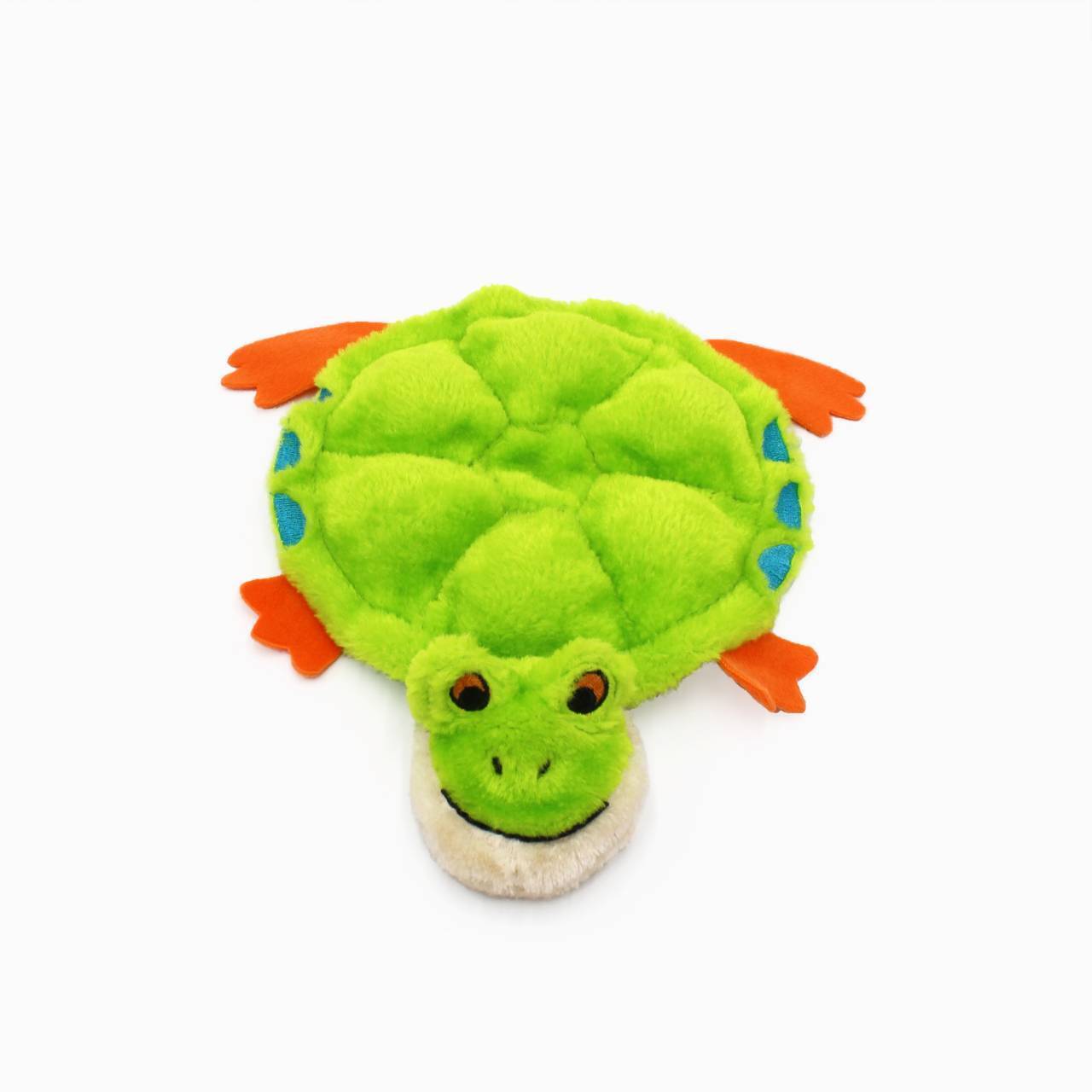 Zippy Paws Squeakie Crawler Toby the Tree Frog Plush Squeaker Dog Toy