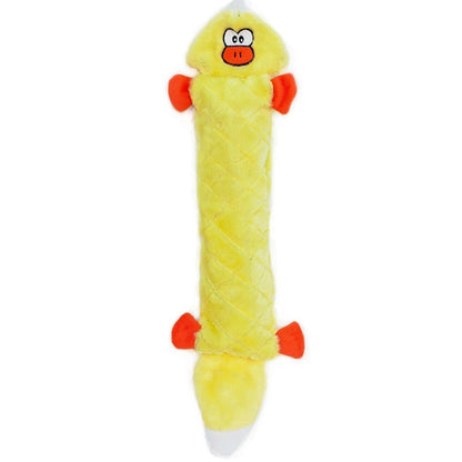 Zippy Paws Jigglerz Duck Plush Squeaky Dog Toy