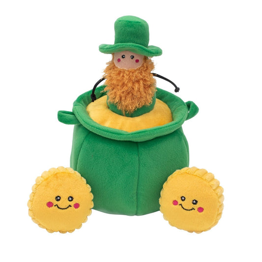 Zippy Paws Burrow Pot of Gold Interactive Dog Toy