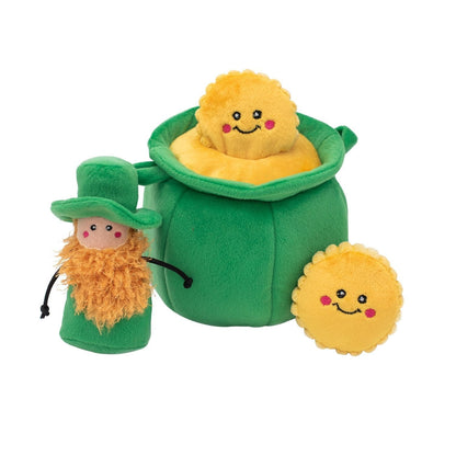 Zippy Paws Burrow Pot of Gold Interactive Dog Toy