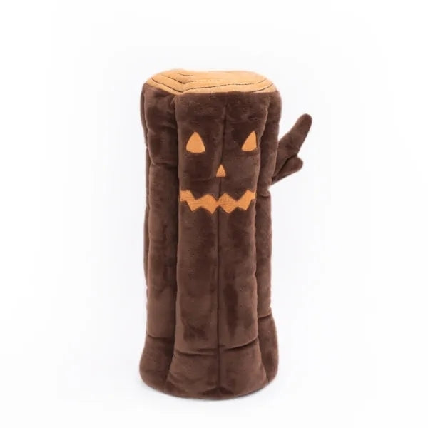 Zippy Paws Halloween Burrow Haunted Log Dog Toy