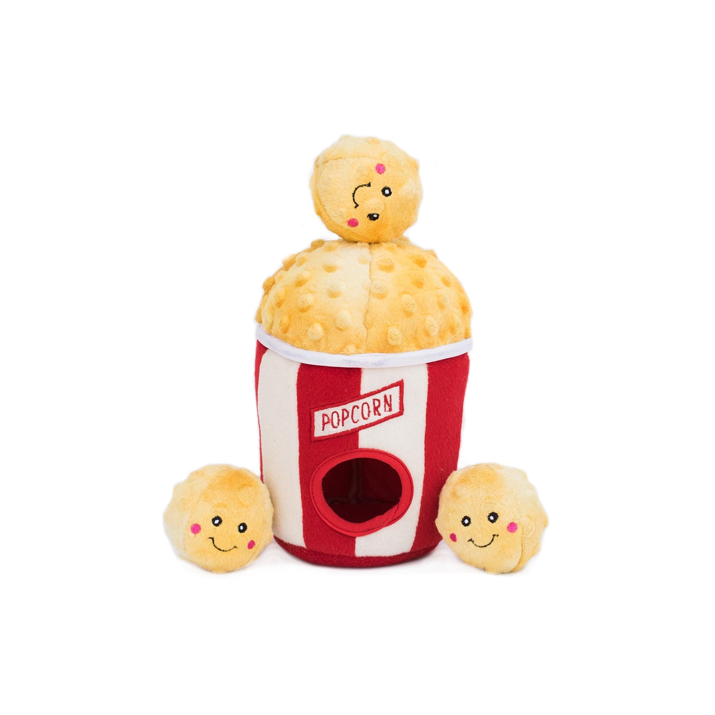 Zippy Paws Burrow Popcorn Bucket Interactive Dog Toy