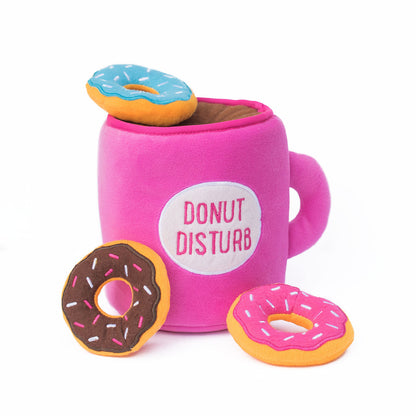 ZippyPaws Burrow Coffee & Donutz Interactive Dog Toy