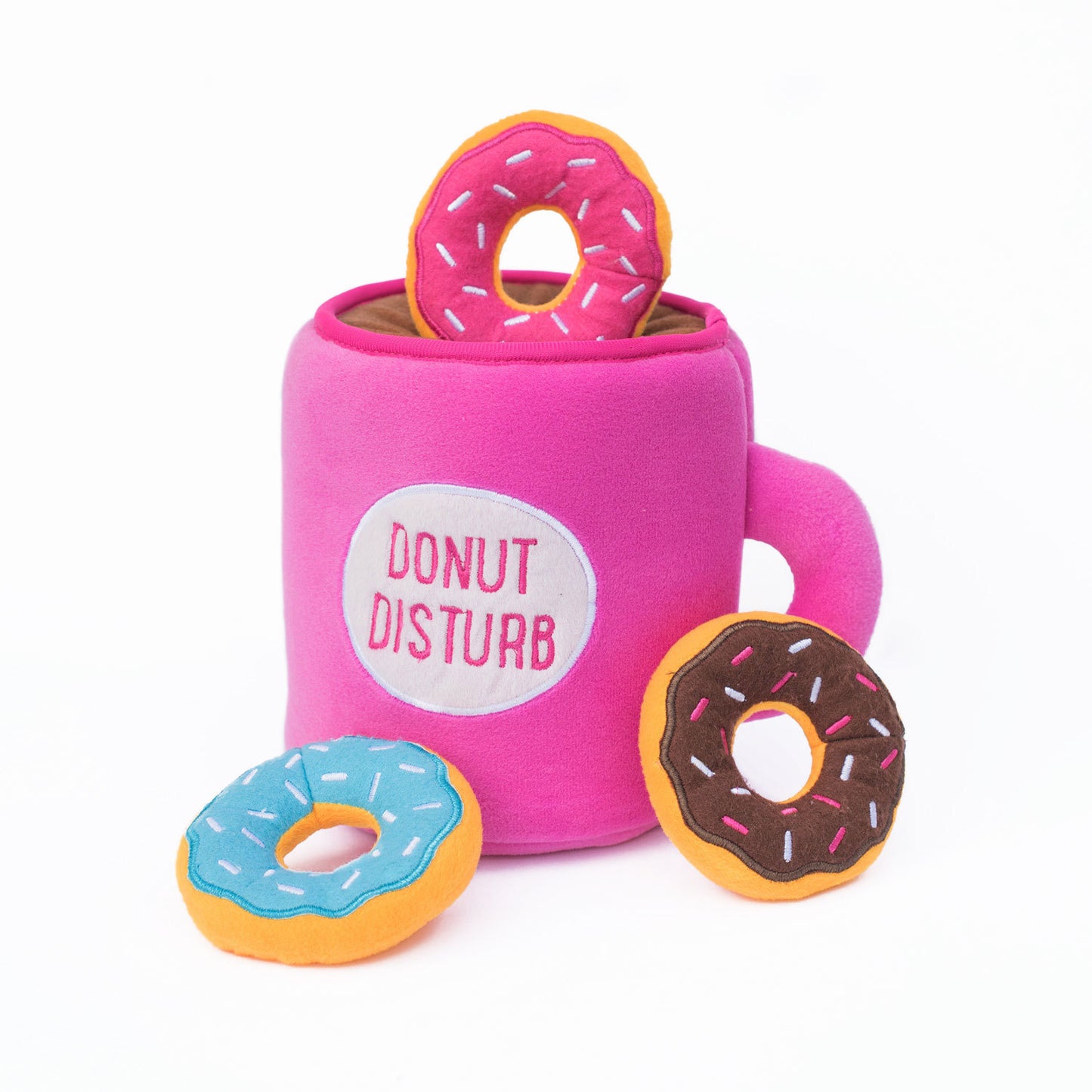 ZippyPaws Burrow Coffee & Donutz Interactive Dog Toy