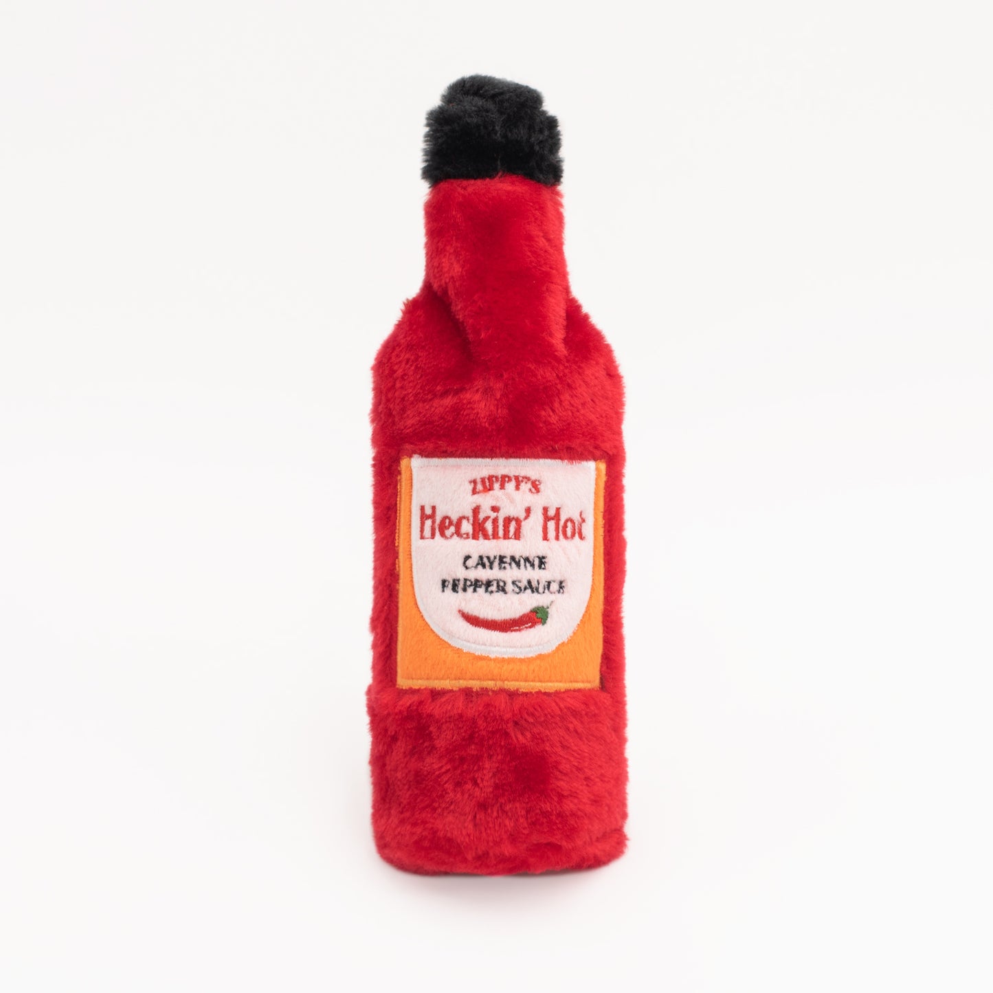 Zippy Paws Hot Sauce Crusherz Heckin' Hot Dog Chew Toy