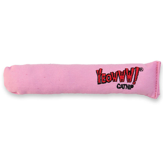 Yeowww! It’s A Girl Pink Cigar Catnip Plush Cat Toy