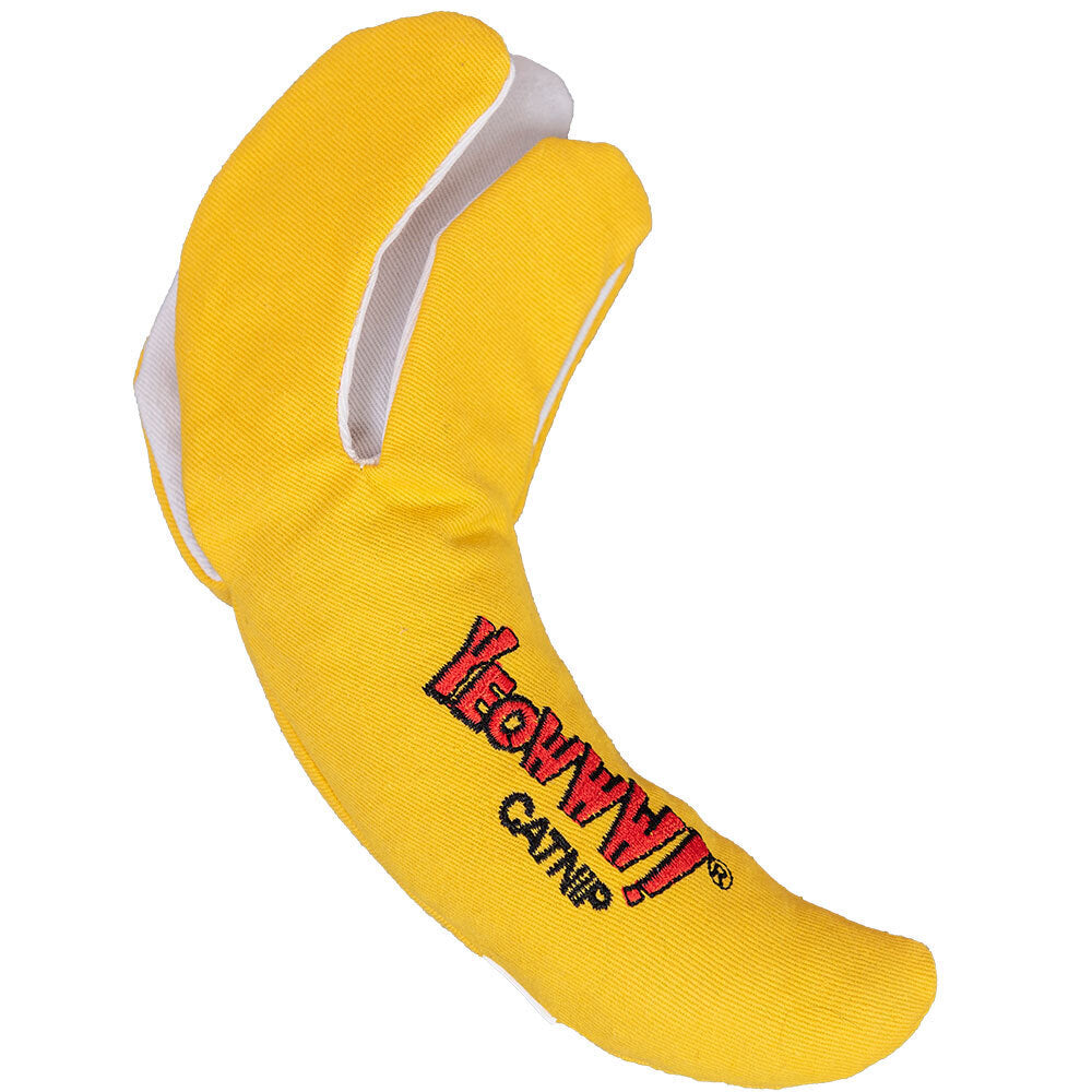 Yeowww! Peeled Banana Catnip Plush Cat Toy