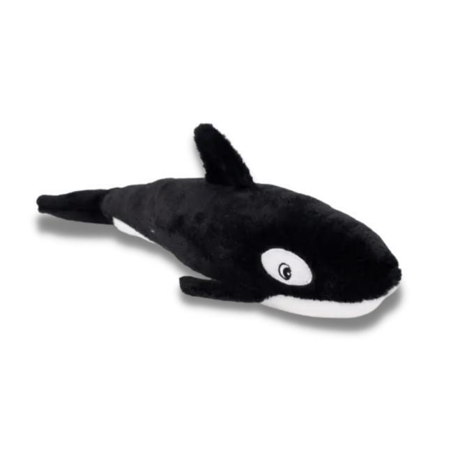 Zippy Paws Jigglerz Killer Whale Plush Squeaky Dog Toy